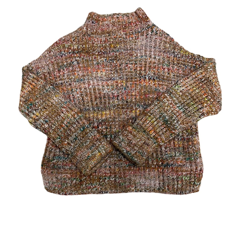 Madewell Rib mock neck sweater size M.